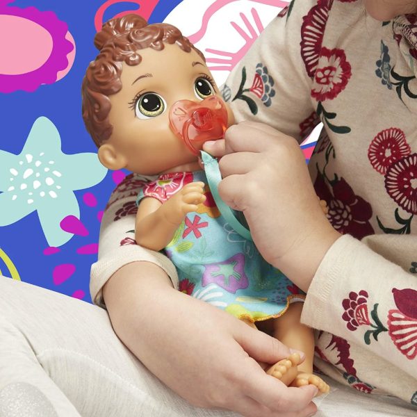 baby alive baby lil sounds interactive brown hair baby doll (3)