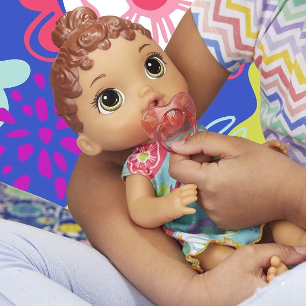 baby alive baby lil sounds interactive brown hair baby doll (6)