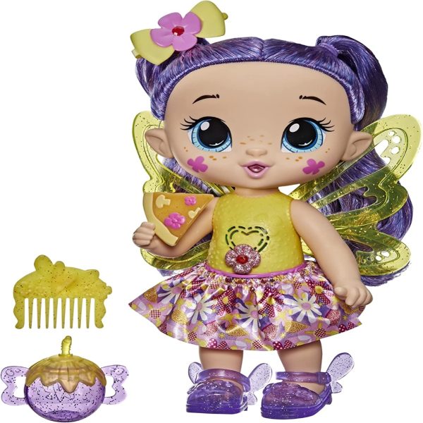baby alive glo pixies doll, siena sparkle 1