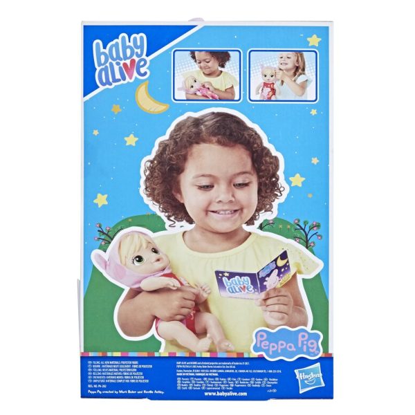 baby alive goodnight peppa doll, peppa pig toy, blonde hair, walmart exclusive 3