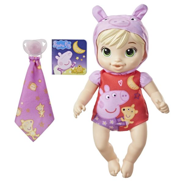 baby alive goodnight peppa doll, peppa pig toy, blonde hair, walmart exclusive