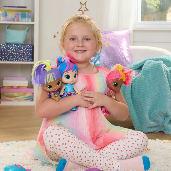 baby alive star besties doll, stellar skylar, 8 inch space themed doll6