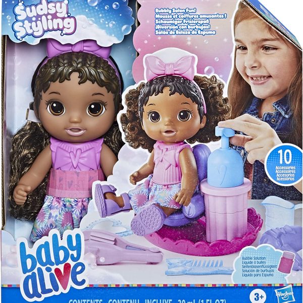 baby alive sudsy styling doll 2