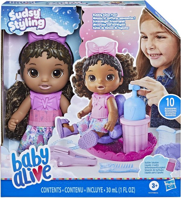 baby alive sudsy styling doll 2