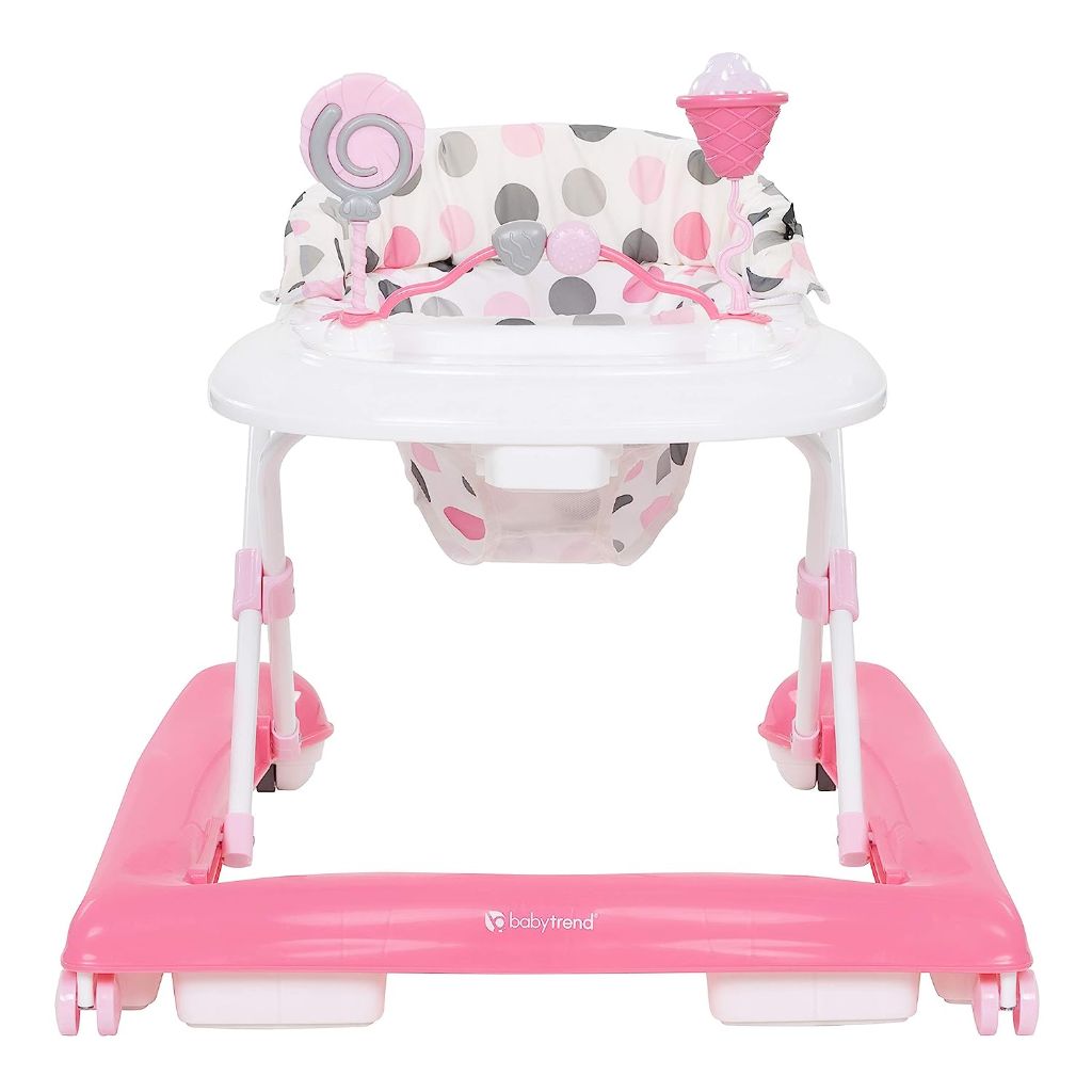 baby trend trend 2.0 activity walker, spots pink6