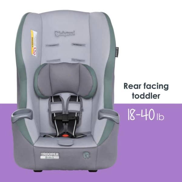 baby trend trooper 3 in 1 convertible car seat, dash sage4