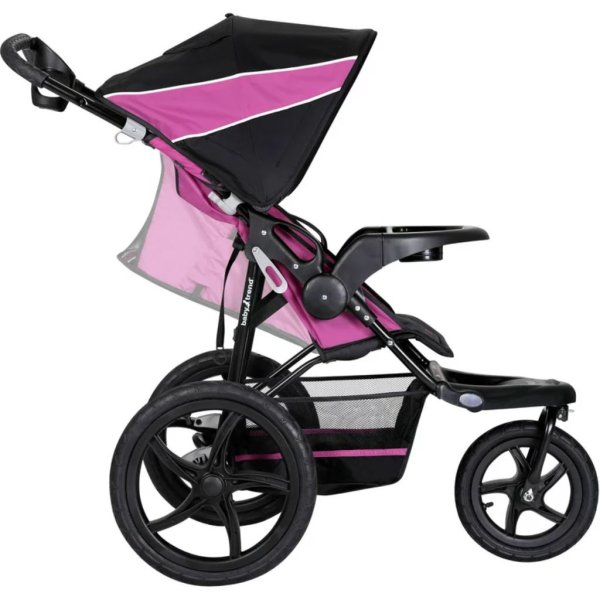 baby trend xcel r8 jogging stroller, raspberry2