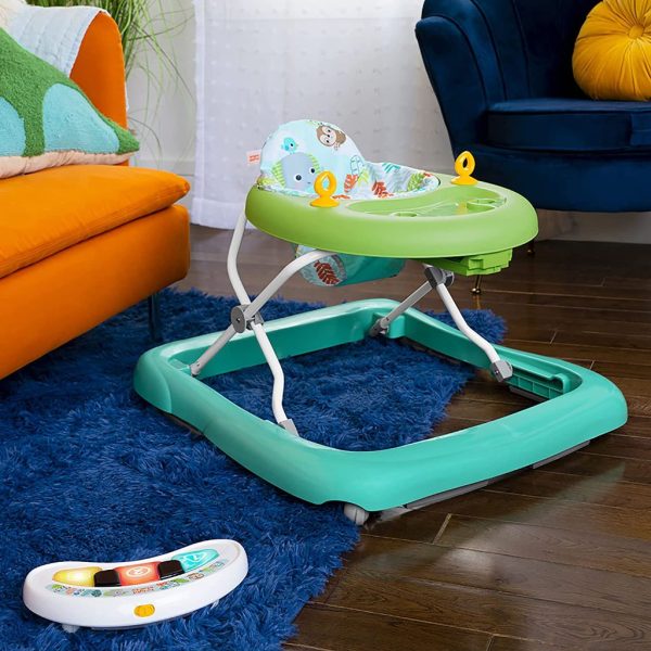 bright starts tiny trek 2 in 1 baby activity walker – jungle vines3
