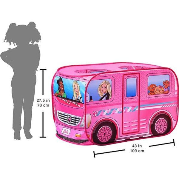 barbie camper pop up play tent – (4)