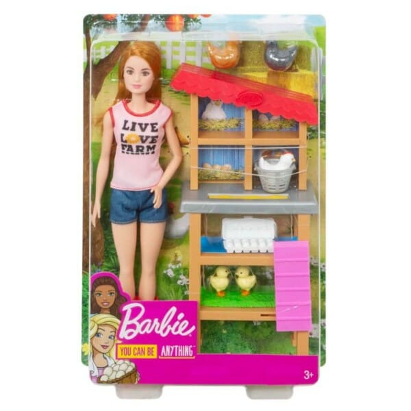 barbie careers chicken farmer doll & chicken coop playset (5)