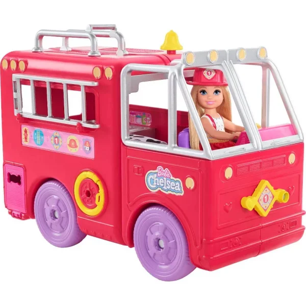 barbie chelsea fire truck playset1