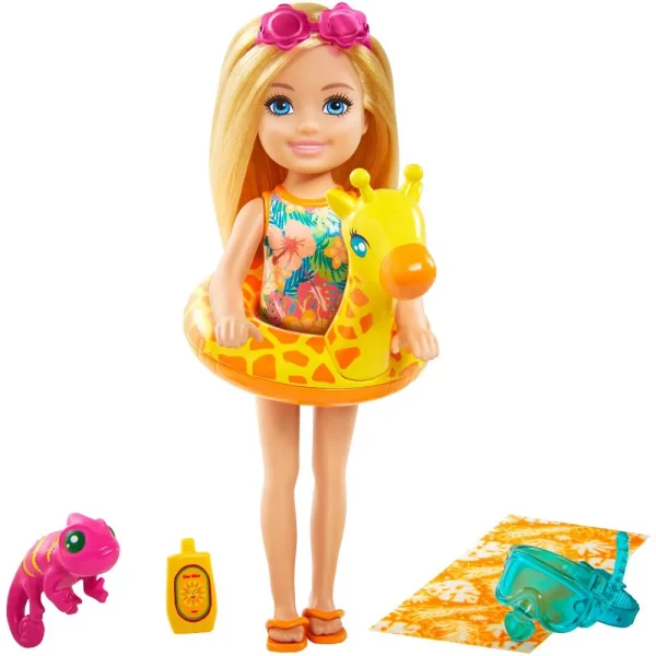 barbie chelsea the lost birthday giraffe floatie