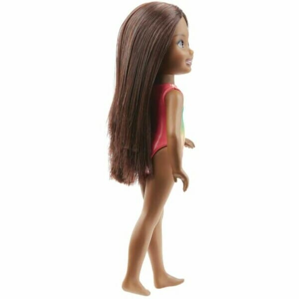 barbie club chelsea 6 inch beach doll, brunette hair (5)