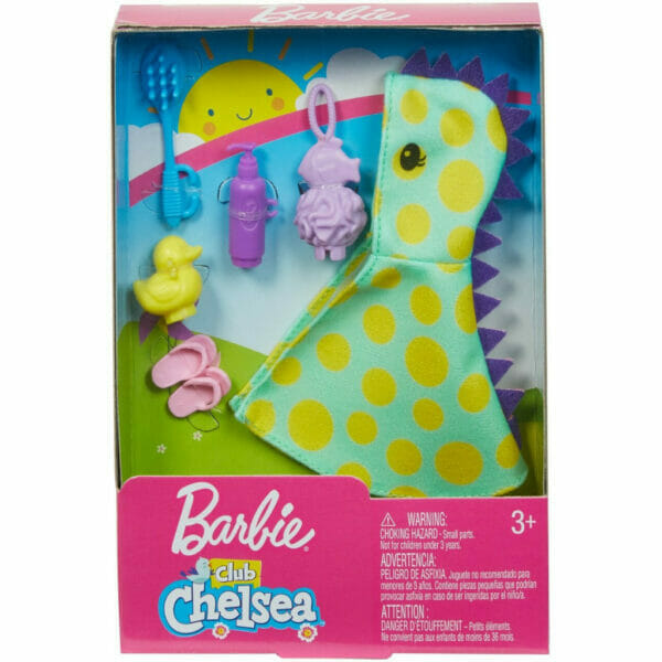 barbie club chelsea bath time accessory pack towel and accessories (1)