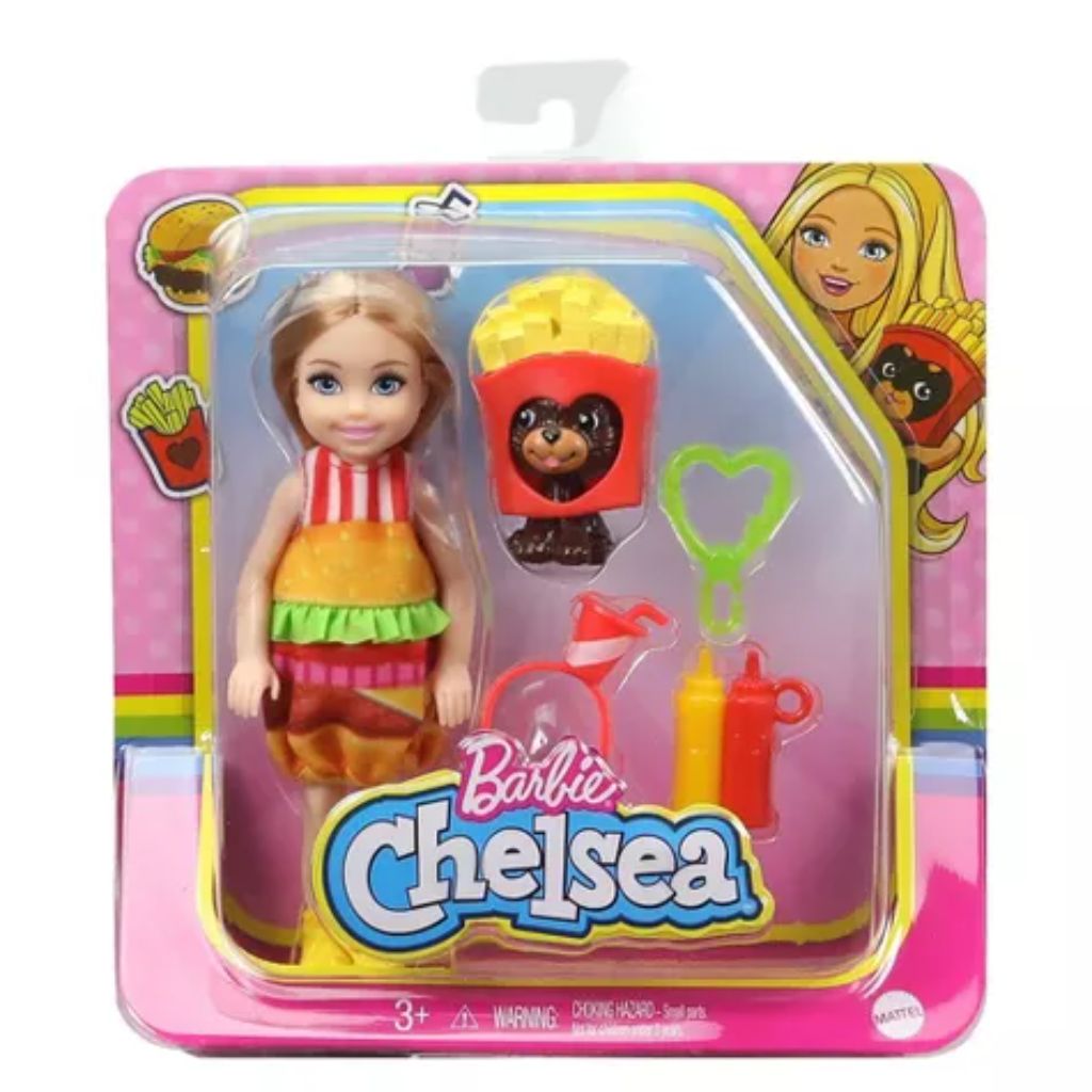 barbie club chelsea dress burger costume 5