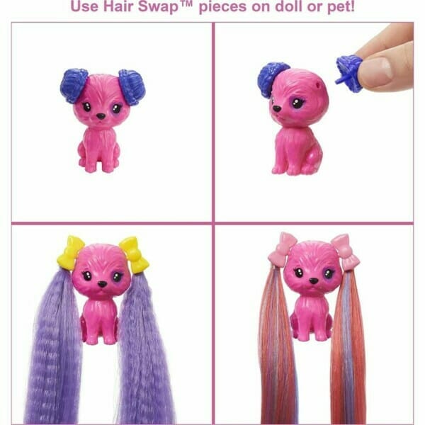 barbie color reveal glitter doll glittery blue (6)