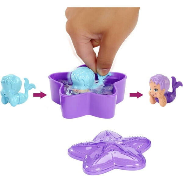 barbie color reveal mermaid pets3
