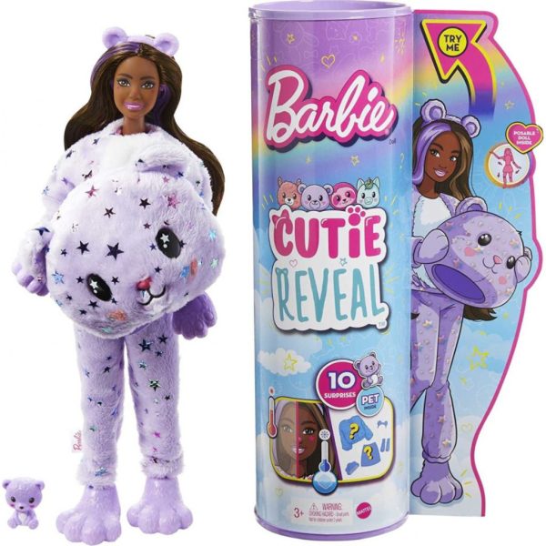 barbie cutie reveal doll polar bear
