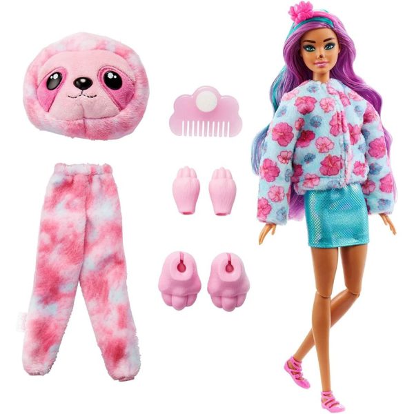 barbie cutie reveal doll sloth 2