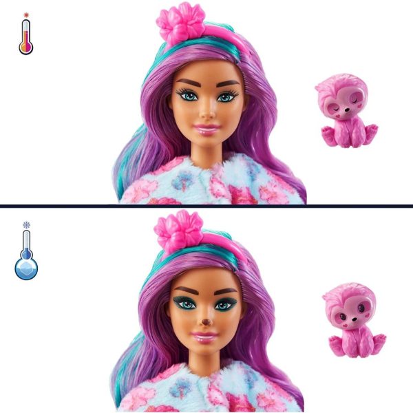 barbie cutie reveal doll sloth 5