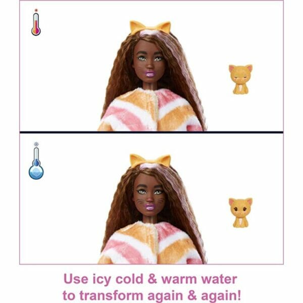 barbie cutie reveal dolls with animal plush 3