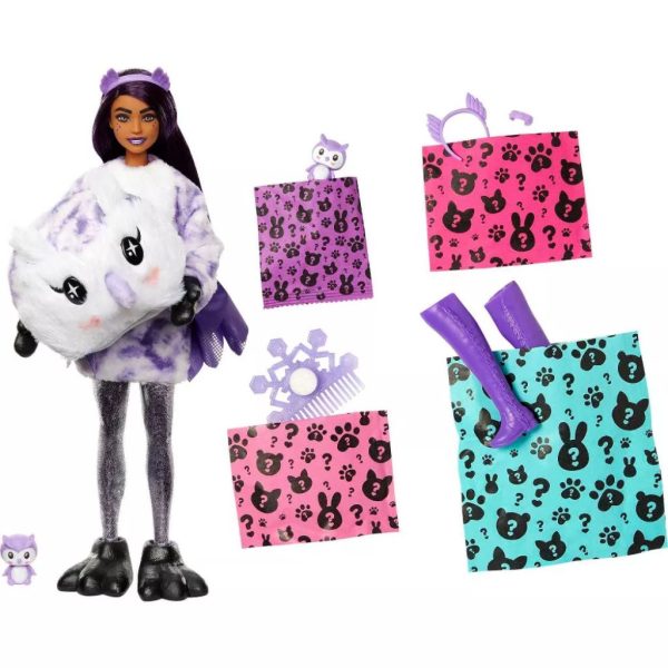 barbie cutie reveal snowflake sparkle doll 3