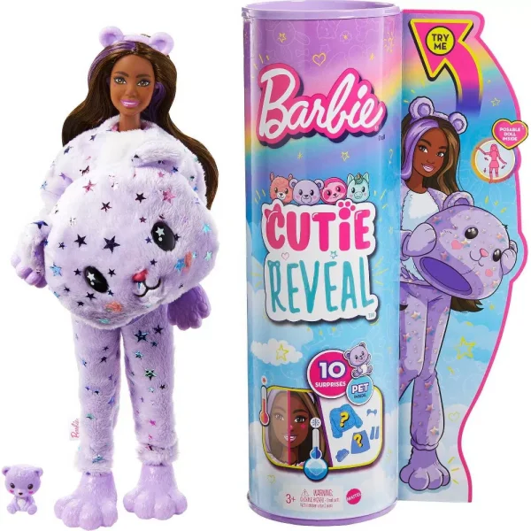 barbie cutie reveal teddy bear plush costume doll3