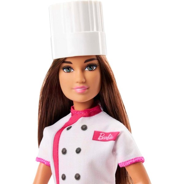 barbie doll & accessories, career pastry chef doll 2