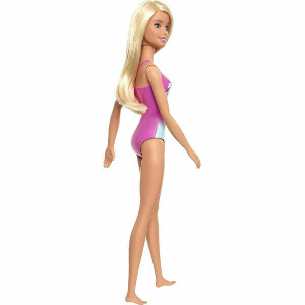barbie doll, blonde, wearing swimsuit (1)
