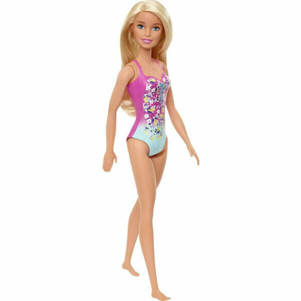 barbie doll, blonde, wearing swimsuit (2)