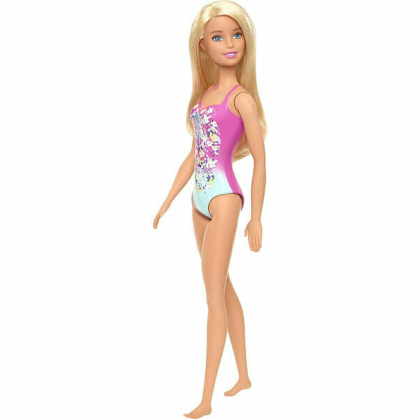 barbie doll, blonde, wearing swimsuit (3)
