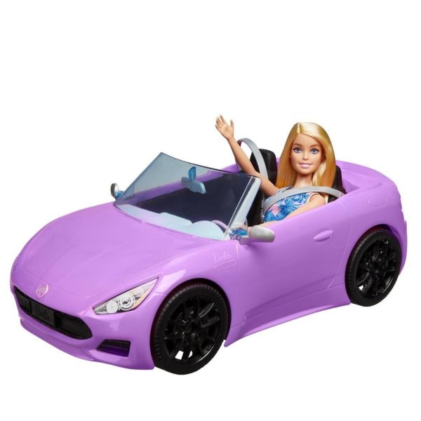 barbie doll and vehicle (purple)3