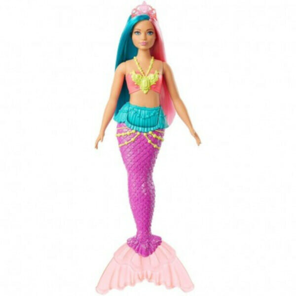 barbie dreamtopia mermaid fairytale teal & pink hair1