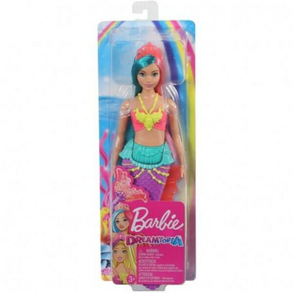 barbie dreamtopia mermaid fairytale teal & pink hair2