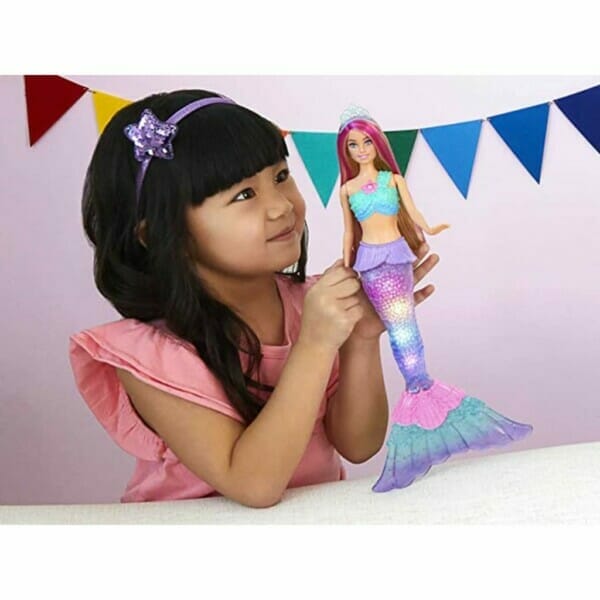 barbie dreamtopia twinkle lights mermaid doll 2