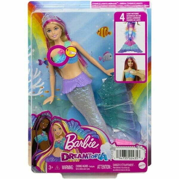 barbie dreamtopia twinkle lights mermaid doll 6