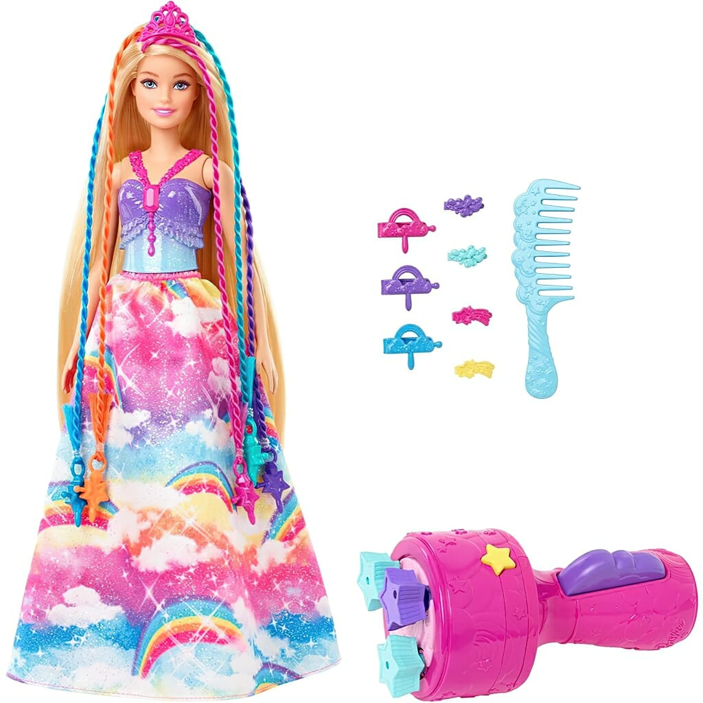 barbie dreamtopia twist ‘n style princess hairstyling doll1