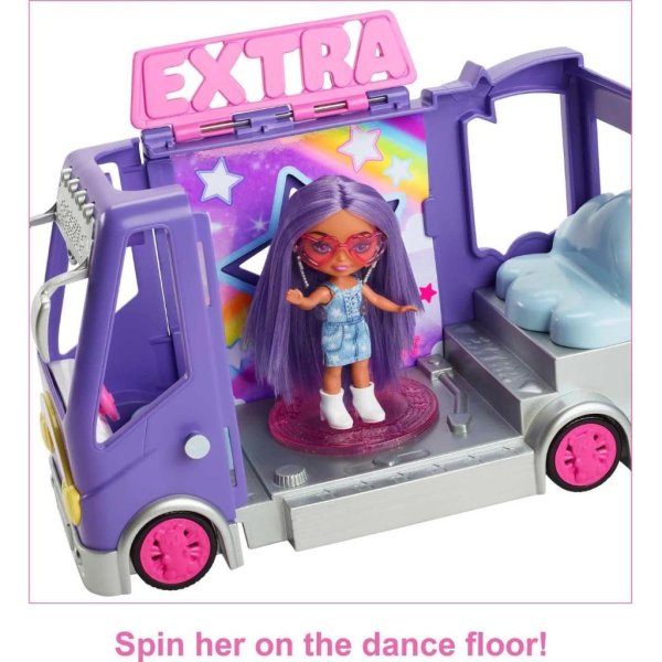 barbie extra mini minis tour bus playset2