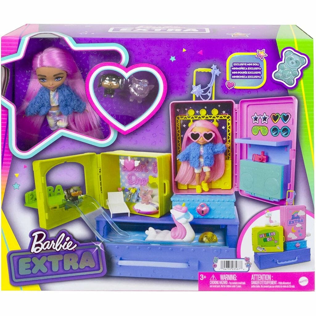 barbie extra pets & minis playset5