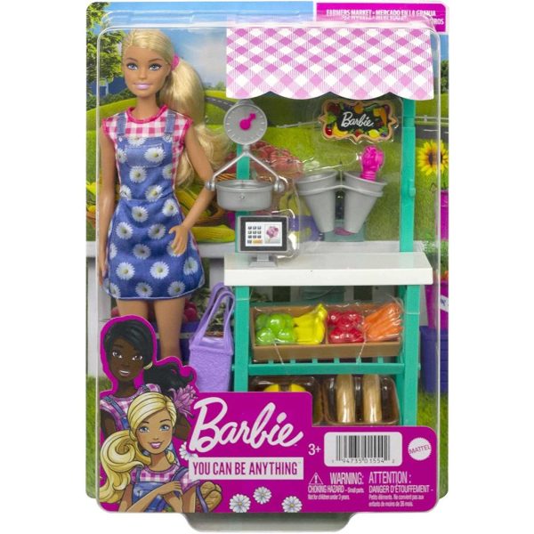 barbie farmers market playset caucasian doll 5