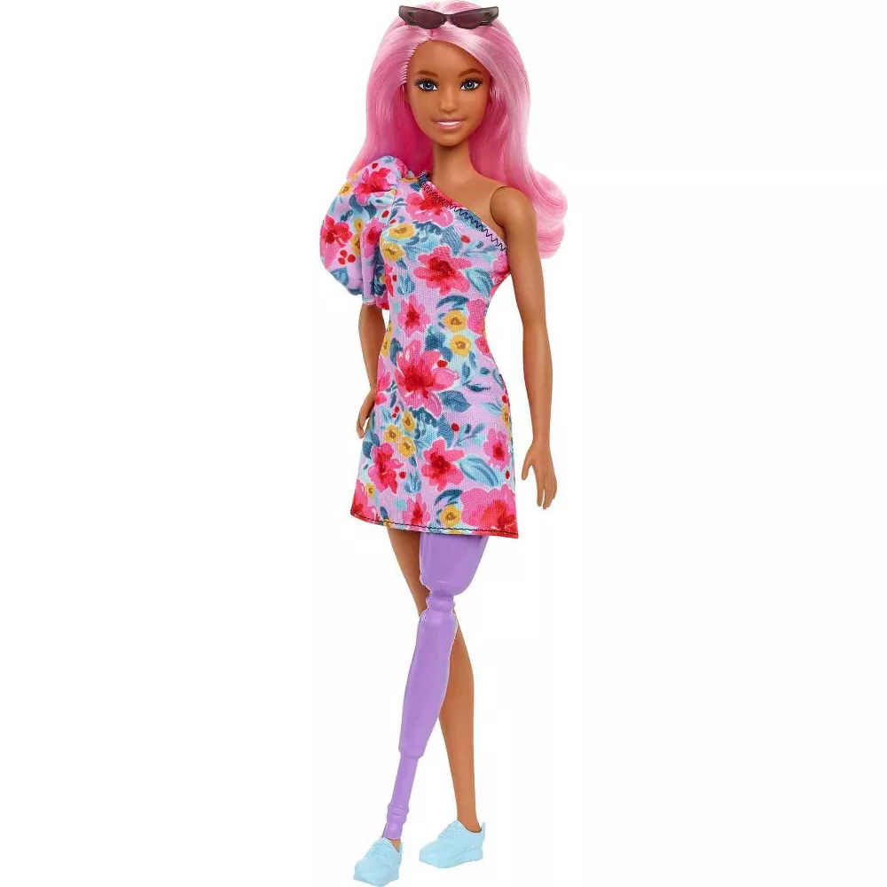 barbie fashionistas doll #189 – off shoulder floral