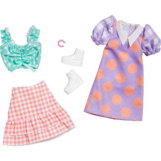 barbie fashions 2 pack polcadot dress