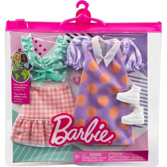 barbie fashions 2 pack polcadot dress2