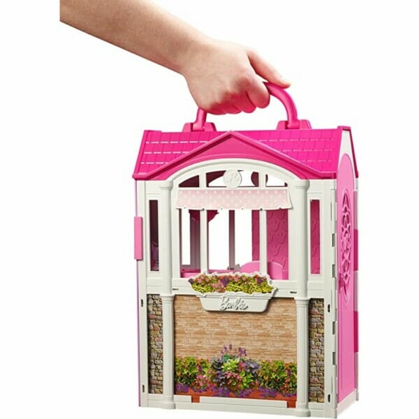 barbie glam getaway portable dollhouse 2