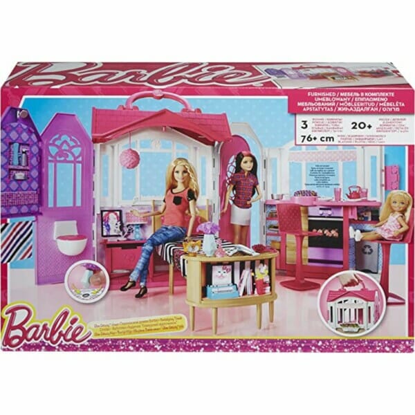 barbie glam getaway portable dollhouse 5