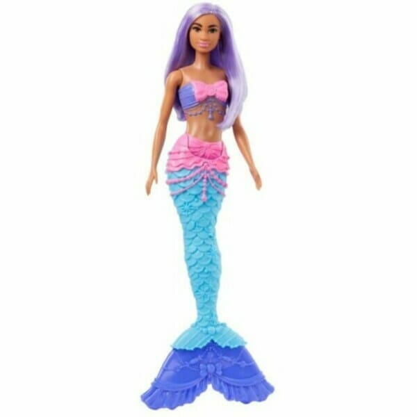 barbie mermaid doll with purple hair (1)