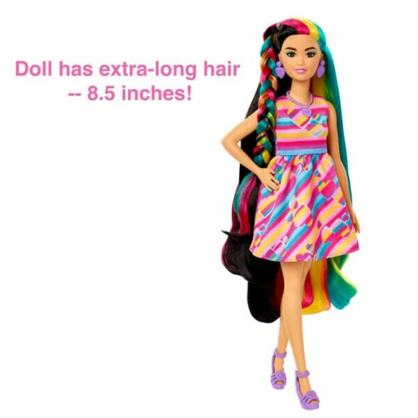 barbie totally hair heart themed doll (3)