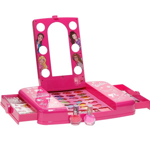townley girl barbie beauty vanity set with light up mirror (3)