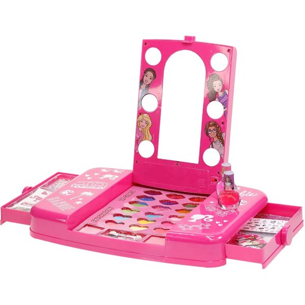 townley girl barbie beauty vanity set with light up mirror (7)