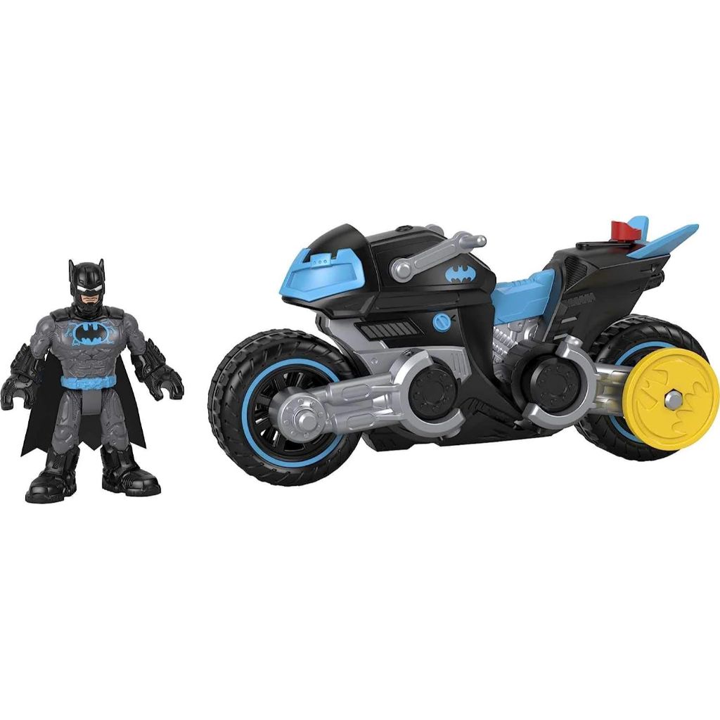 imaginext dc super friends batman toy bat tech batcycle transforming motorcycle with launcher (1) (1)